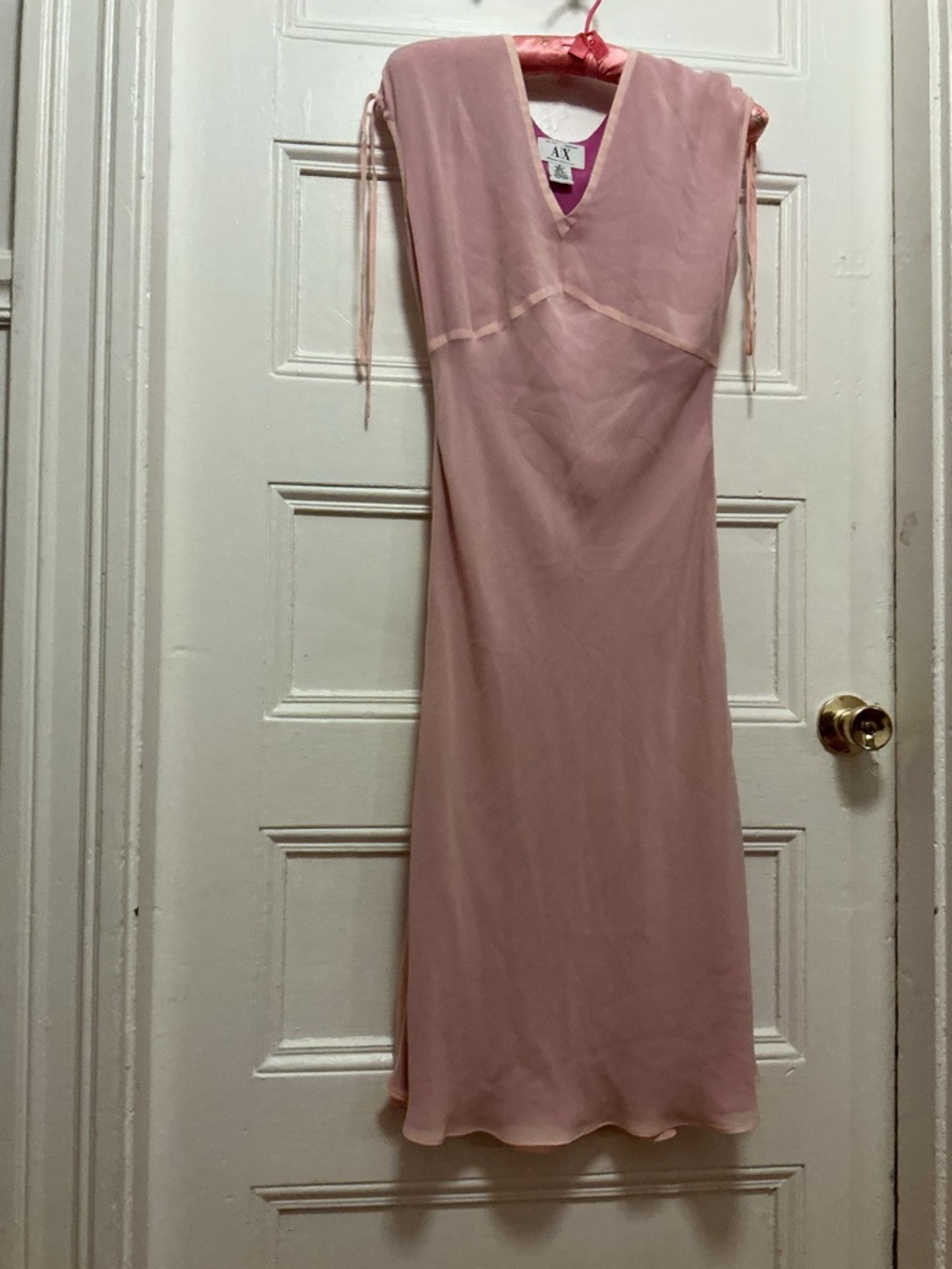 Vintage Armani Exchange 100% Silk Formal dress - Picture 12 of 16